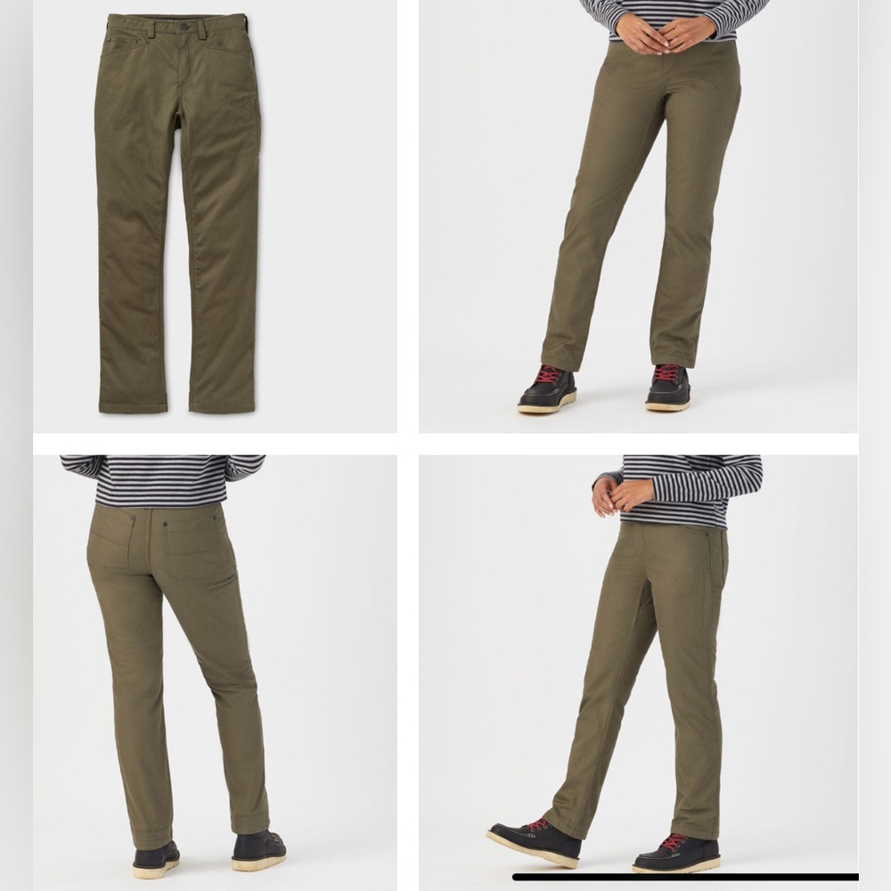 Duluth Trading Lined Alaskan Hardgear Stone Run work pants. Size 10 reg.